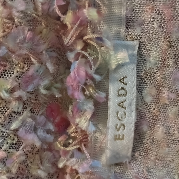 Escada Textured Button Long Sleeve Cardigan - Picture 11 of 11